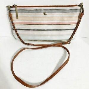 Elliot Lucca Harmony Stripe Artisan Three-Way Demi  Convertible Crossbody Bag
